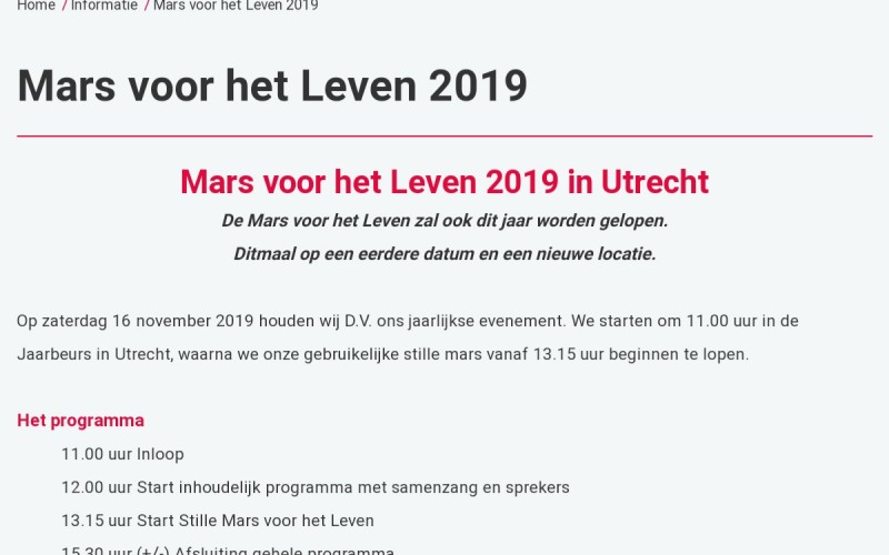 Mars voor Leven